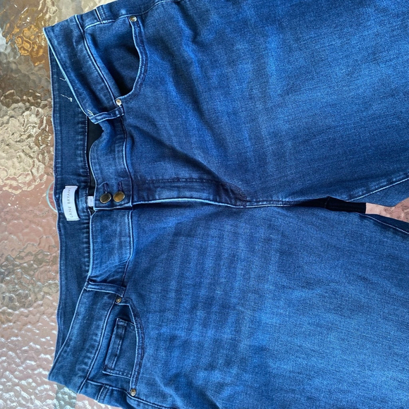 Womens Lane Bryant Plus Size Jeans Blue 26 Tummy Control Dark Stretch Denim Fall - Picture 6 of 15